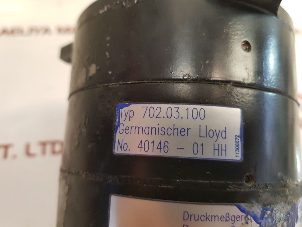 Aalborg 702.03.100 Differential Pressure Gauge 0 To 0.6 Bar