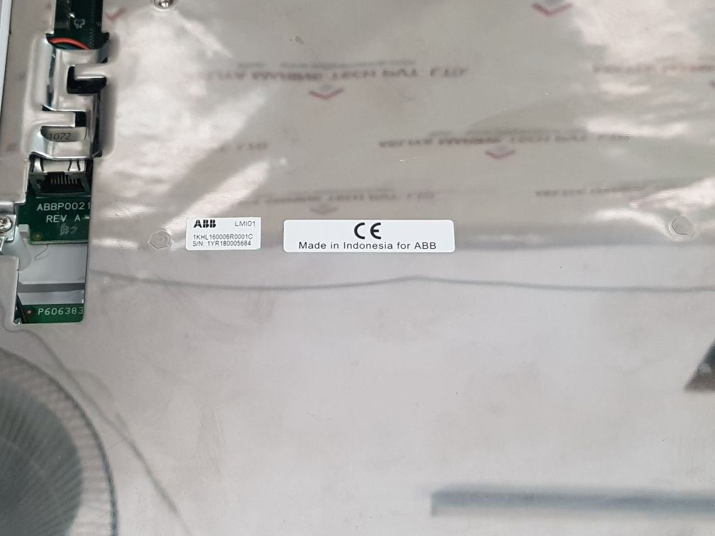 Abb 1Khl 160006R0001C Display Abbp0021 Rev.A P606383 94V-0