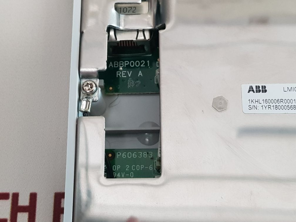 Abb 1Khl 160006R0001C Display Abbp0021 Rev.A P606383 94V-0
