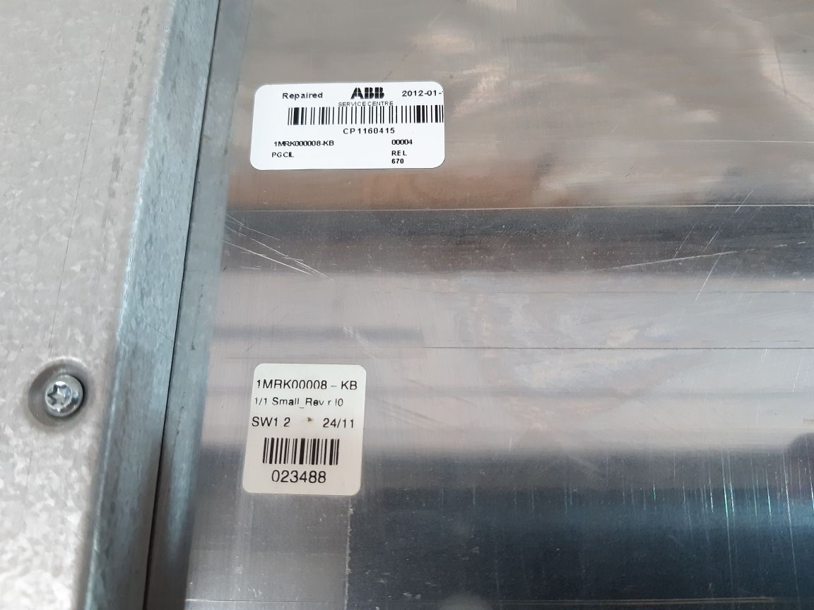 ABB REL 670 1MRK00008-KB Display REV R I0