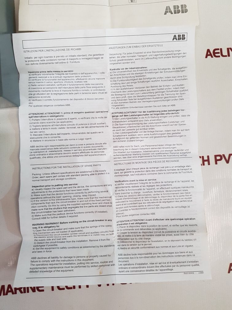 Abb 1Sdac47830R0001 Set