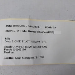 Abb 1sfa 619402r100 pilot head white light