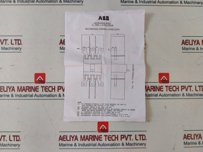 Abb 1Syn450201R0001 Terminal Cover 3-pole
