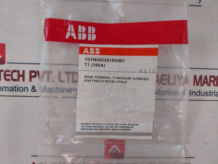 Abb 1Syn450201R0001 Terminal Cover 3-pole