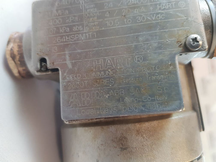 Abb 2600T Series Pressure Transmitter 264Hspm1T1