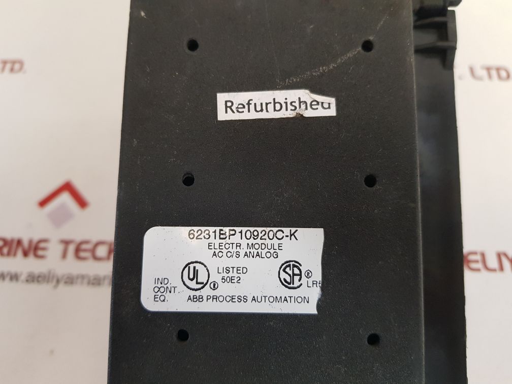 Abb Taylor Mod 300 6231Bp10930C-k Analog In/ Out Module With 6231Bp10920C-k