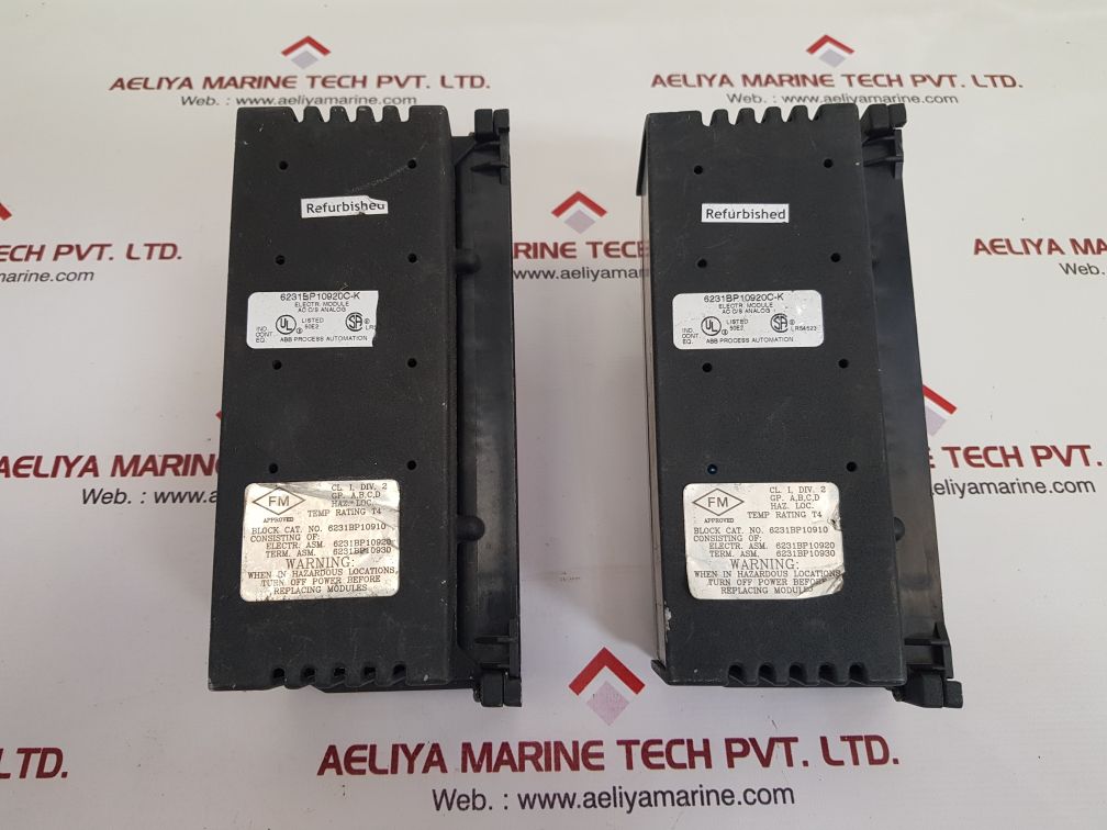 Abb Taylor Mod 300 6231Bp10930C-k Analog In/ Out Module With 6231Bp10920C-k