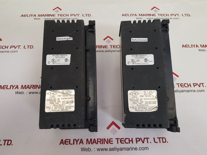 Abb Taylor Mod 300 6231Bp10930C-k Analog In/ Out Module With 6231Bp10920C-k