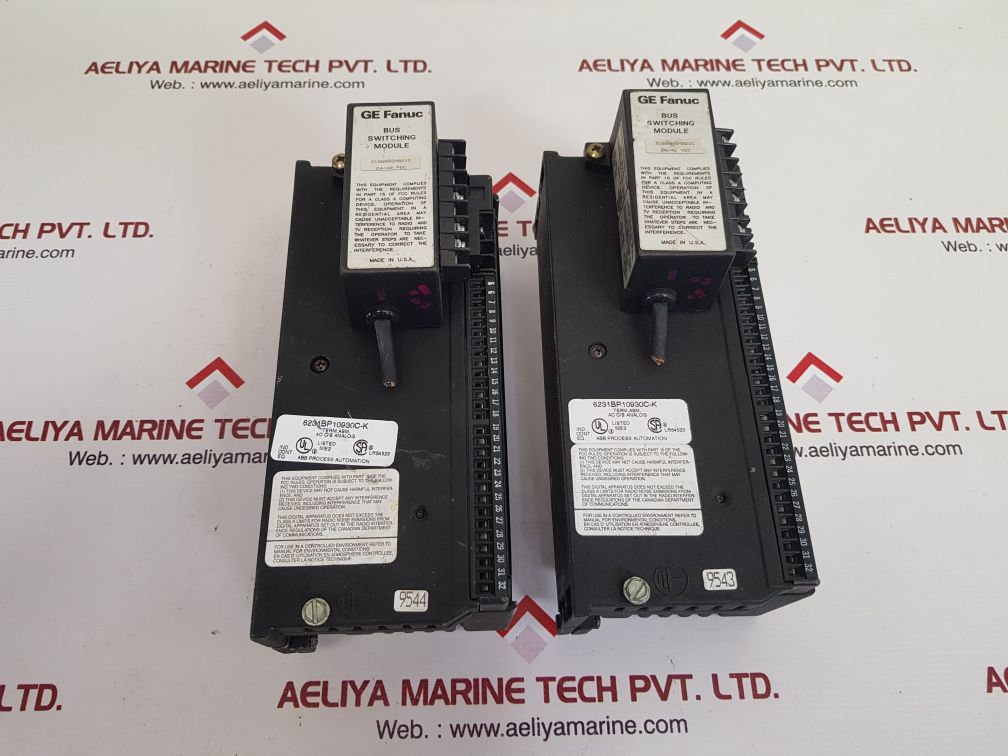Abb Taylor Mod 300 6231Bp10930C-k Analog In/ Out Module With 6231Bp10920C-k