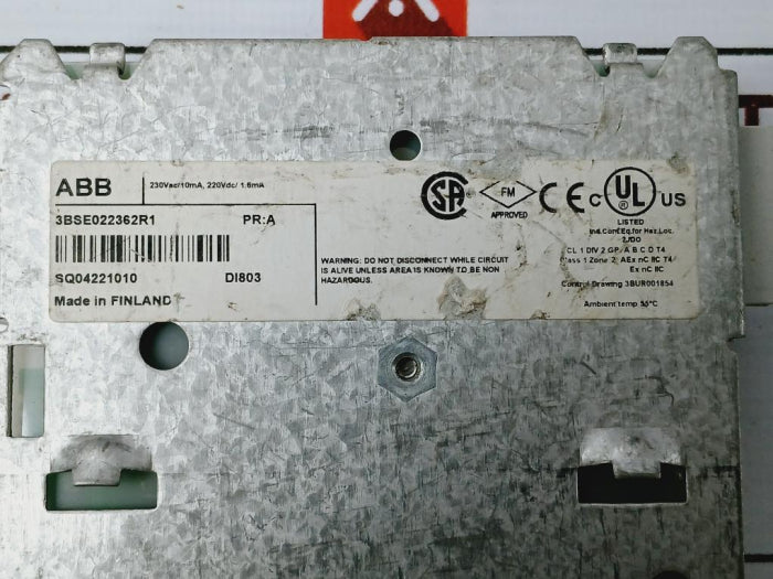 Abb 3Bse022362R1 Digital Input Module Pcb Card