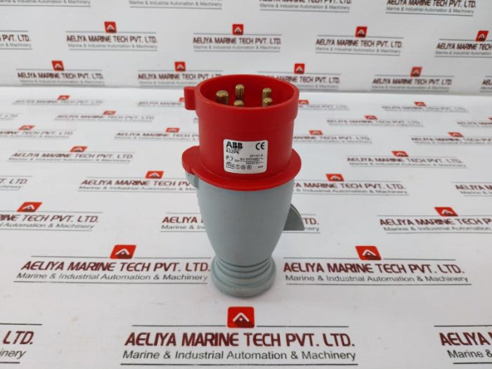 Abb 432P6 Sleeve Plug Connector 3P+N+ 6H/200/346V 240/415V