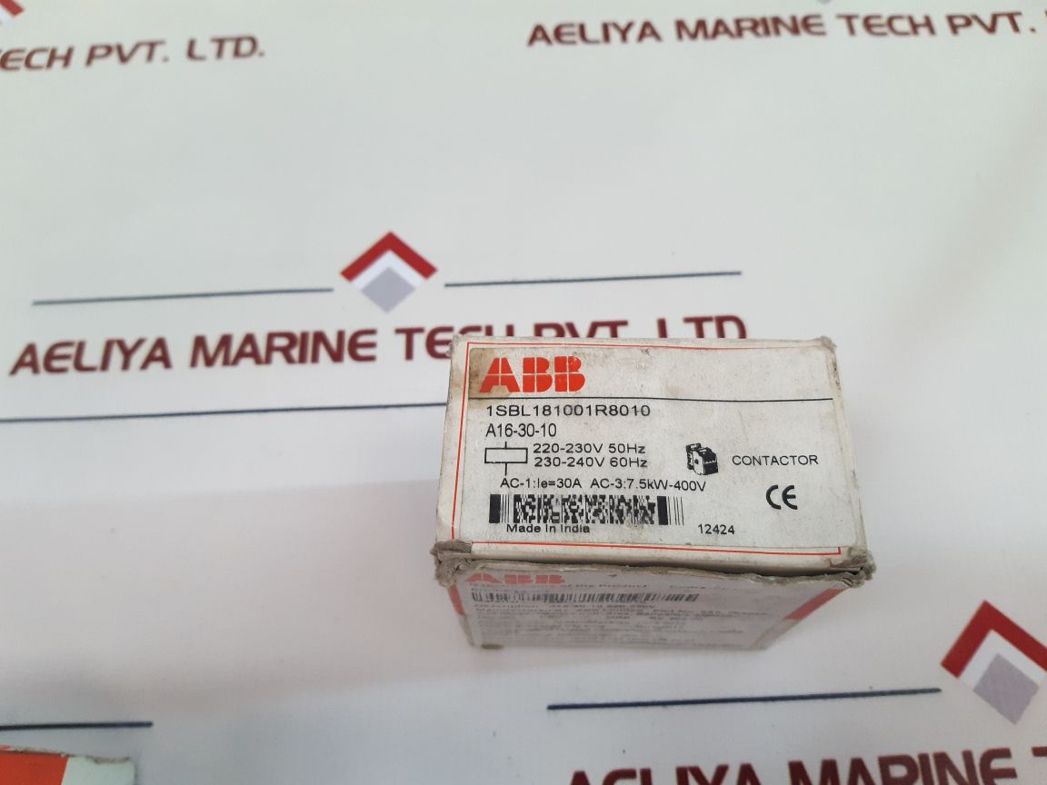 Abb A16-30-10 Ac Contactor 220-230V - Aeliya Marine Tech