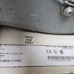 Abb Acs800-704-0910-7+F250 Inverter Drive 3~380-690V 816A 48-63Hz