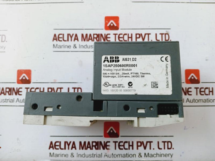 Abb Ai531 D2 Analog Input Module 1Sap250600R0001 Up 24Vdc 5W