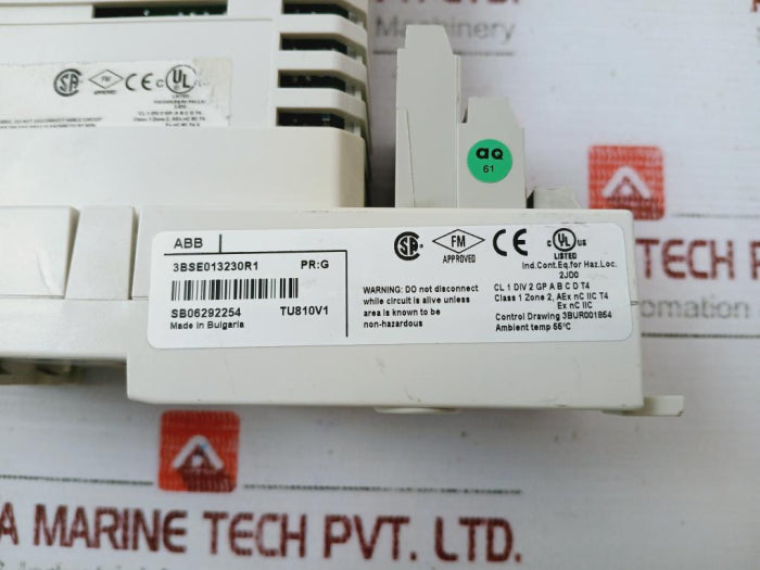 Abb Ai835A 3Bse051306R1 Thermocouple M/V Input 3Bse013230R1 Termination Unit
