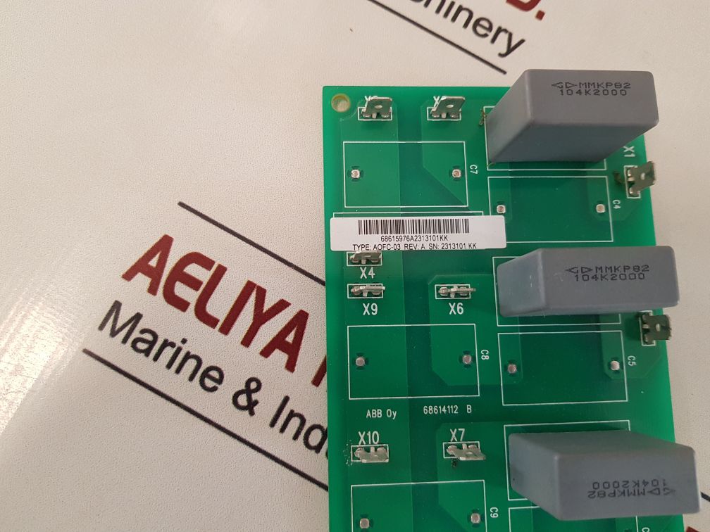 Abb Aofc-03 Main Circuit Interference Board Rev: A 68614112 B