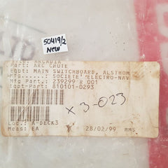 Abb 600968/022 Arc Chute Alsthom Main Switch Board