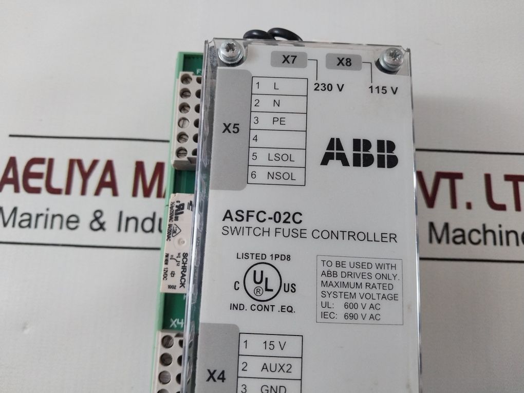 Abb Asfc-02C Switch Fuse Controller With Interface Module 68848563A0210933 Kk
