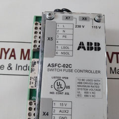 Abb Asfc-02C Switch Fuse Controller With Interface Module 68848563A0210933 Kk