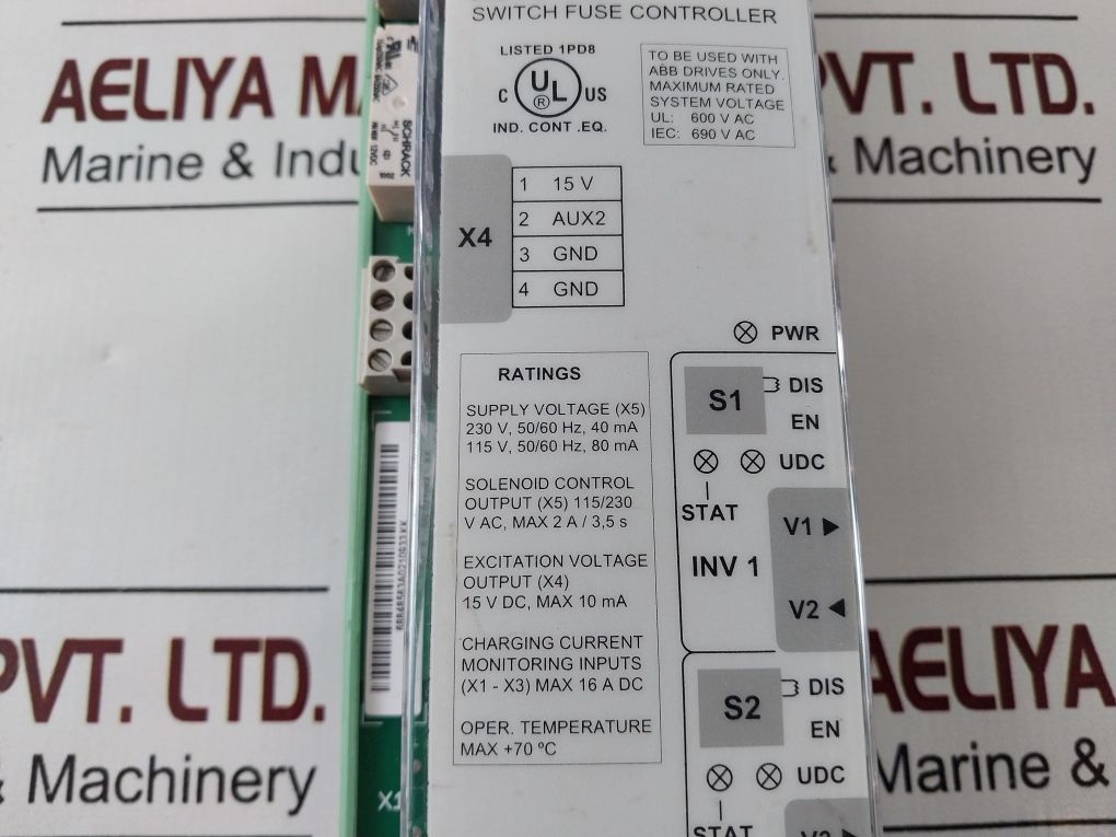 Abb Asfc-02C Switch Fuse Controller With Interface Module 68848563A0210933 Kk