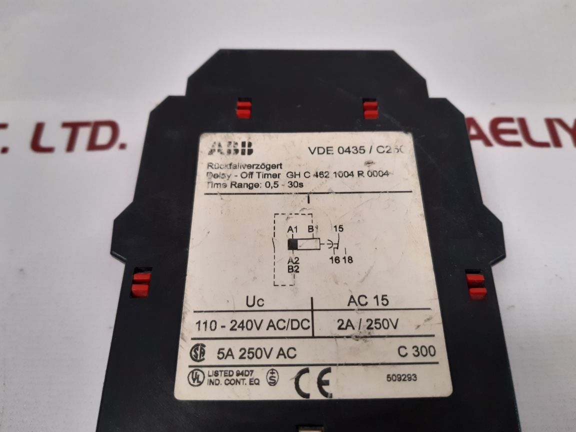 Abb C 462.10 Delay-off Timer 416.2000.35
