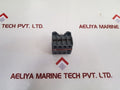 Lot of 2X ABB CA5-22E Auxiliary Contact Block 16A 690V