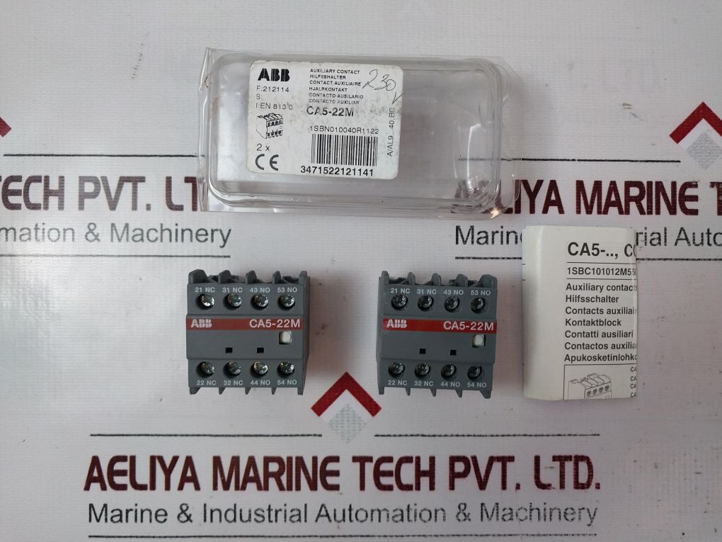 Abb Ca5-22M Auxiliary Contact Block 1Sbn010040R1122 3471522121141