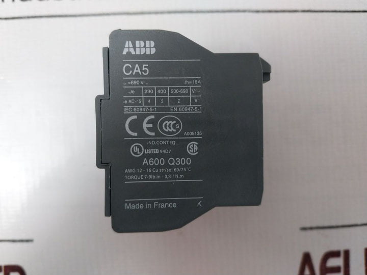 Abb Ca5-22M Auxiliary Contact Block 1Sbn010040R1122 3471522121141