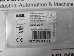 Abb Ca5-22M Auxiliary Contact Block 1Sbn010040R1122 3471522121141