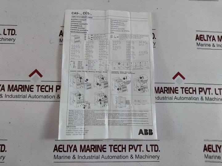 Abb Ca5-22N Auxiliary Contact Block 690V 16A 60/75°C