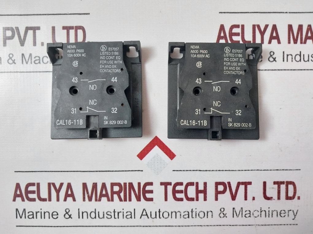 Abb Cal16-11B Auxiliary Contact Block 10A 600V Ac