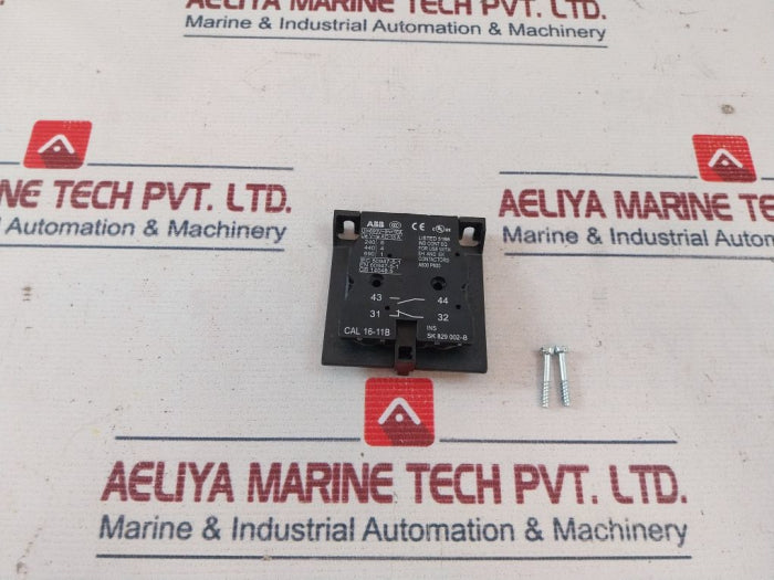 Abb Cal 16-11B Auxiliary Contact Sk829002-b