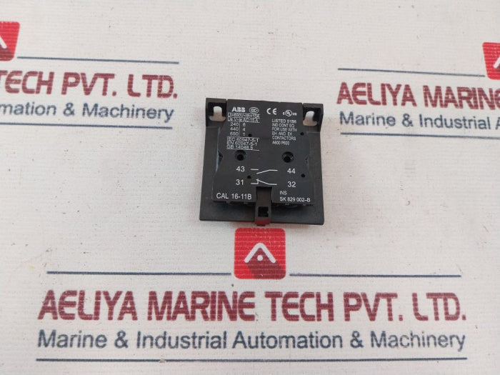 Abb Cal 16-11B Auxiliary Contact Sk829002-b