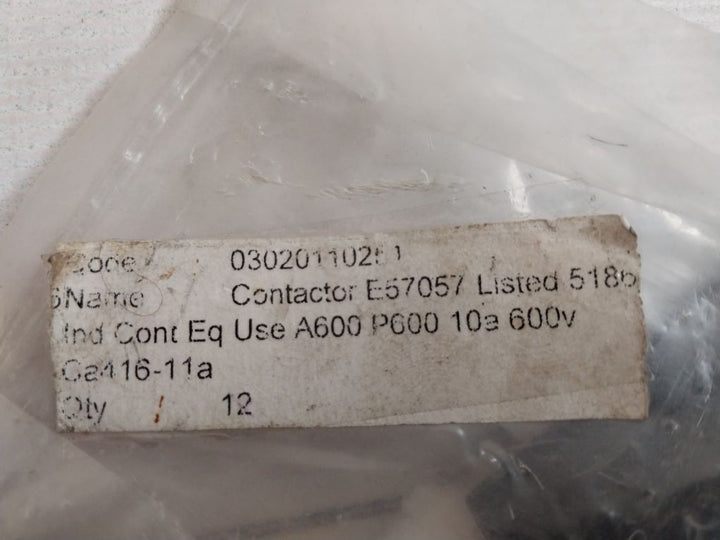 Abb Cal16-11B Auxiliary Contact Sk 829 002-b 10A 600V Ac Gjd8290020R0200