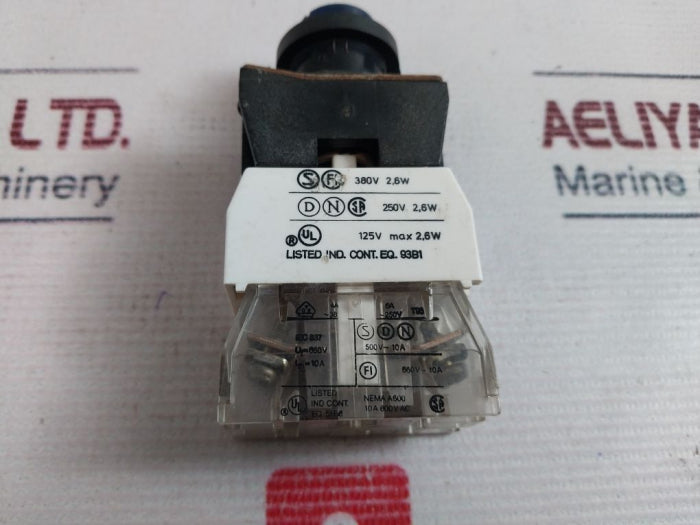 Abb Cbh Sk 615 001-c Push Button With Auxiliary Contact Block