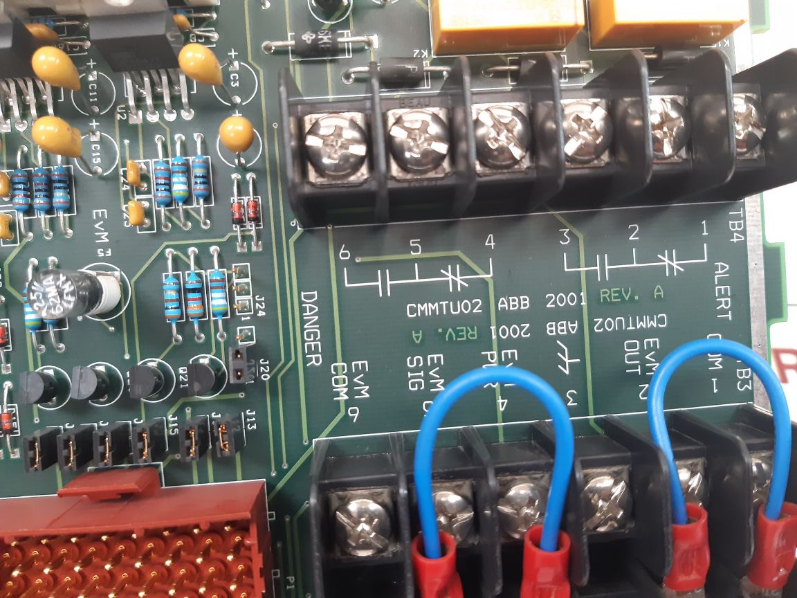 ABB CMMTU02 Monitoring Module Rev. A SCJIC01354