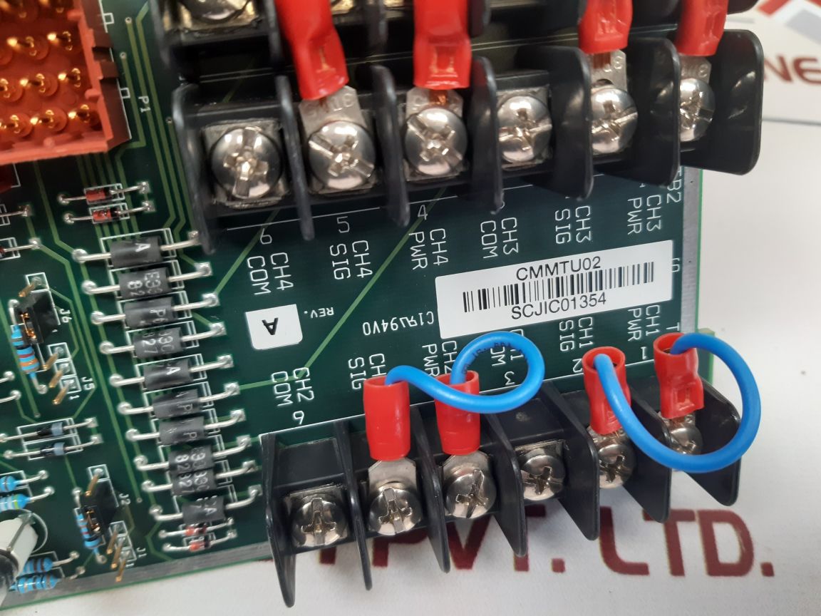 ABB CMMTU02 Monitoring Module Rev. A SCJIC01354