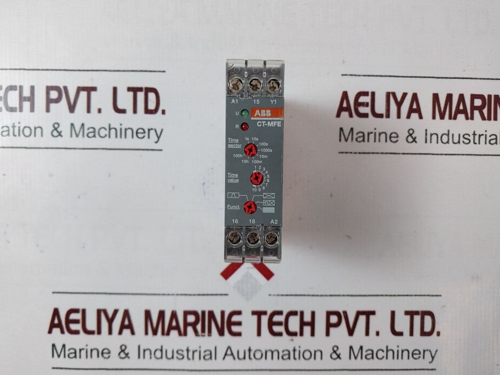 Abb Ct-mfe Multifunctional Electronic Time Relay A1/A2: 24-240V 50/60Hz