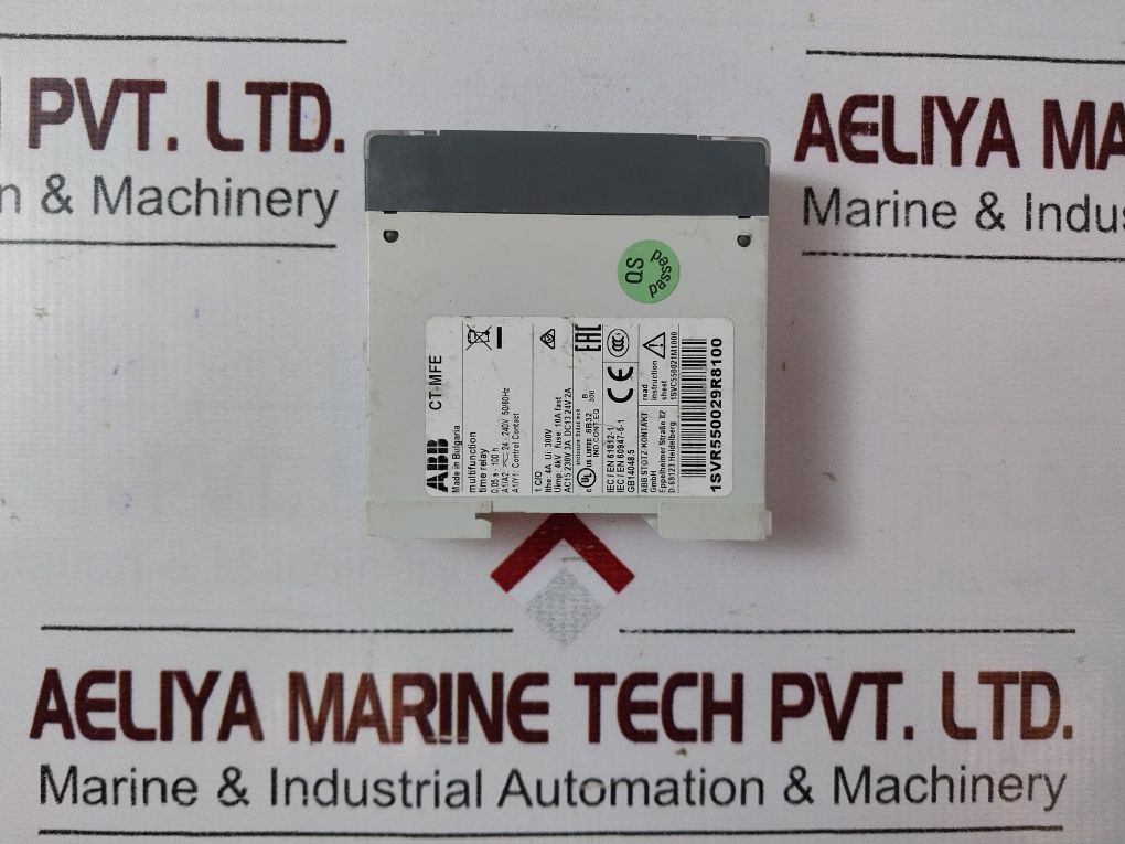 Abb Ct-mfe Multifunctional Electronic Time Relay A1/A2: 24-240V 50/60Hz