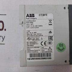 Abb Ct-mfe Multifunctional Electronic Time Relay A1/A2: 24-240V 50/60Hz