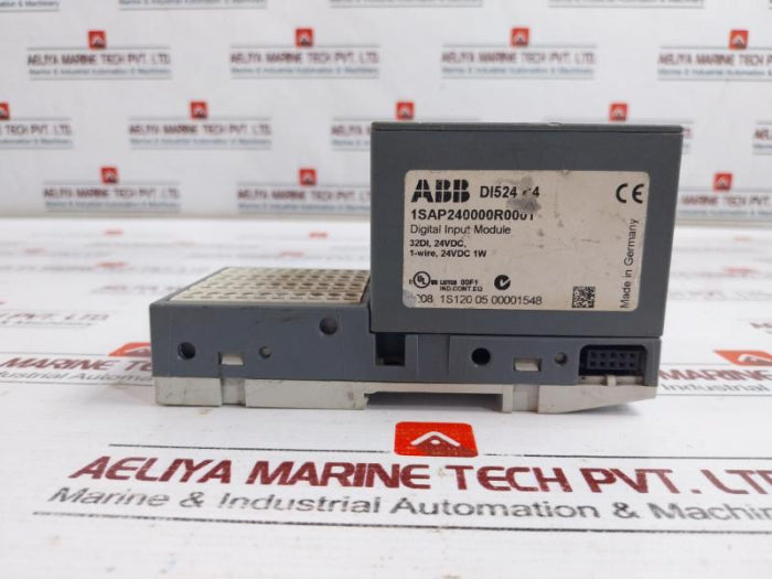 Abb Di524 32Di Digital Input Module 24Vdc 1Sap240000R0001, 1/2-wire