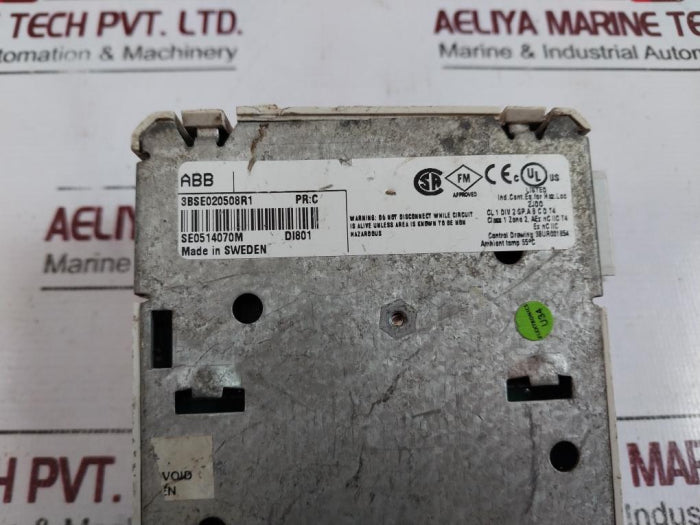 Abb Di801 3Bse020508R1 16 Channel Digital Input Module 24V