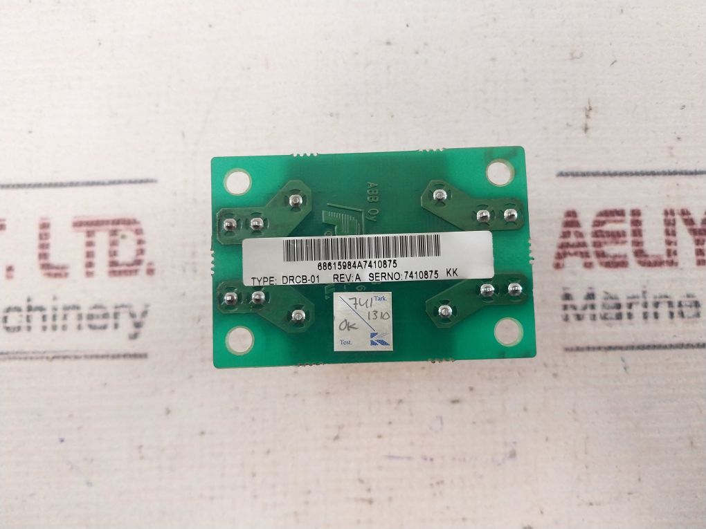 Abb Drcb-01 Model Drilling Drive Rev: A 68615984A7410875