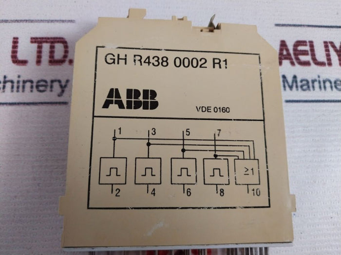 Abb Gh R438 0002 R1 Relay Module Vde 0160