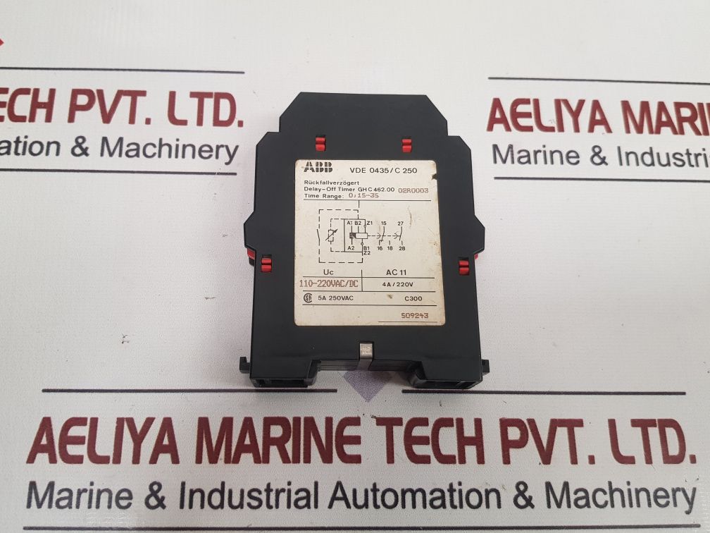 Abb Ghc 462.00 Delay-off Timer C462