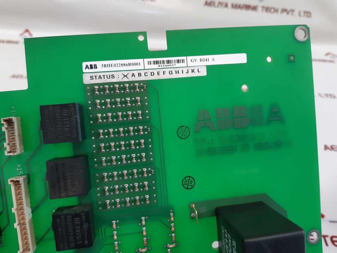 Abb Gv D241 A Pcb Card 3Bhe022886R0001