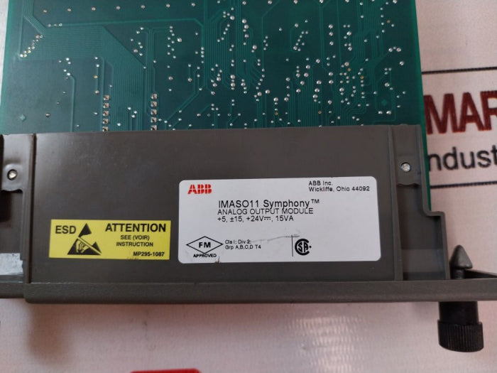 Abb Symphony Imaso11 Analog Output Module Rev: A