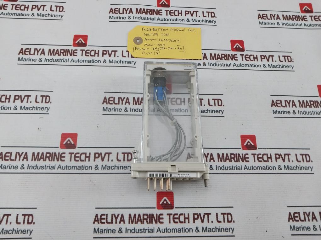 Abb In5396-3001-ac Push Button Module For Master Trip