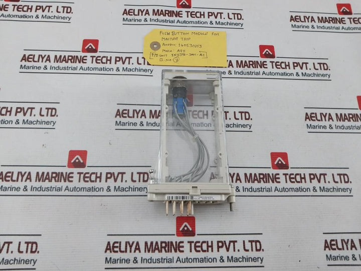 Abb In5396-3001-ac Push Button Module For Master Trip