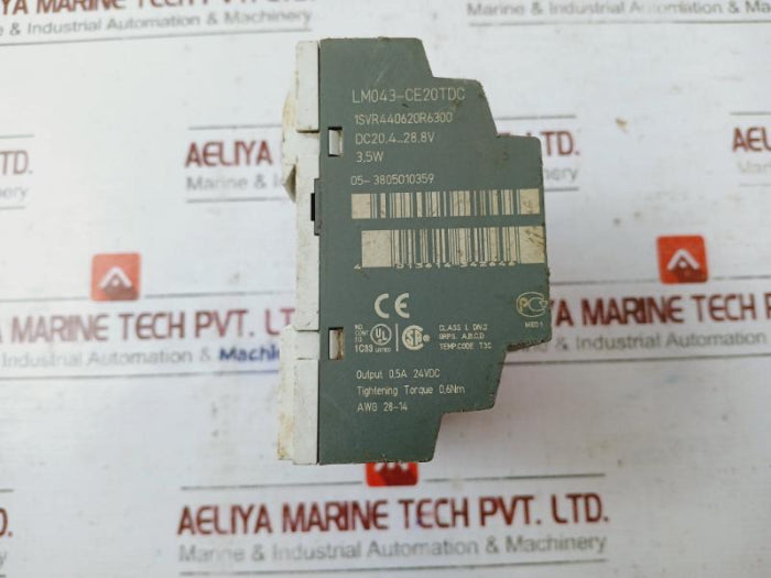 Abb Lm043-ce20Tdc Logic Module (Dc Power Supply) 1Svr440620R6300